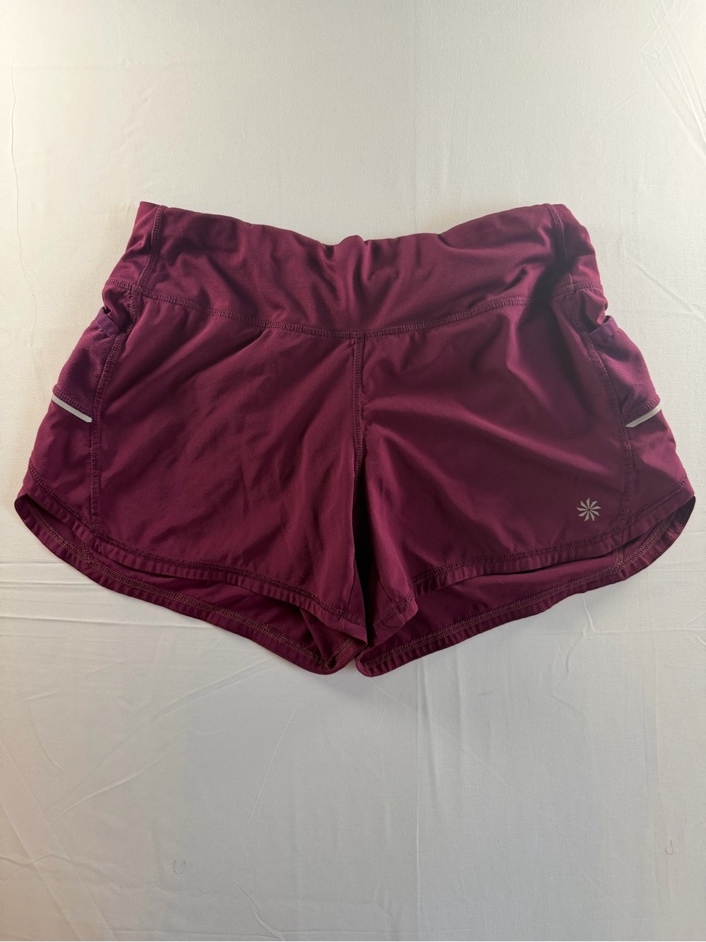 Athleta Maroon Performance Running Shorts